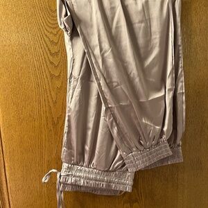She & Sky Satin Jogger